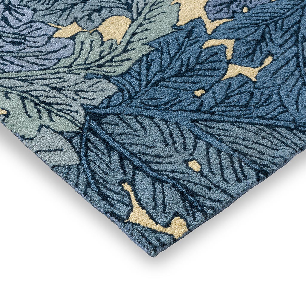 Acanthus indigo outdoor tapijt | Maat: 250 × 350 cm
