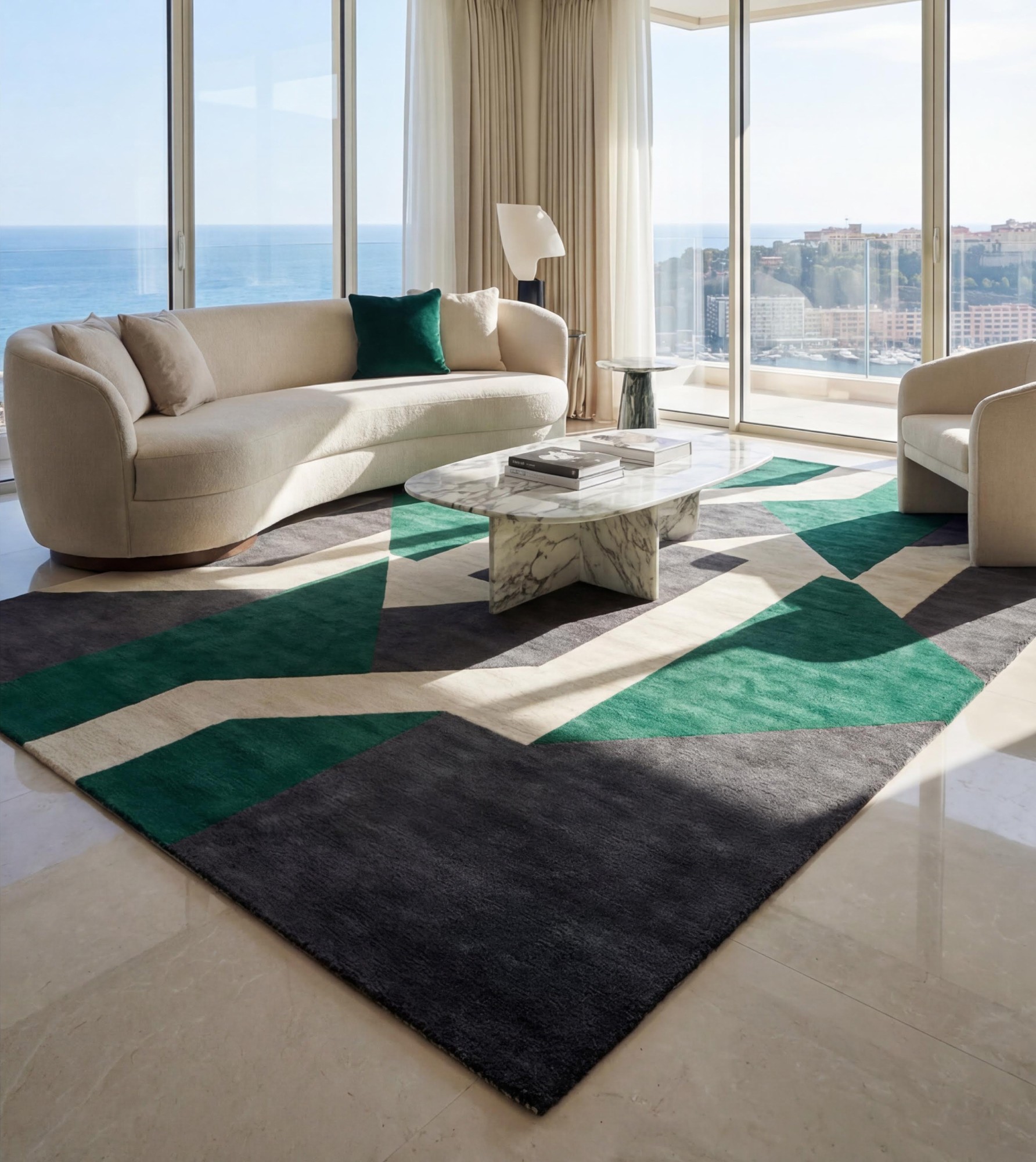 Interlocking Paths vloerkleed | Maat: 200 × 300 cm