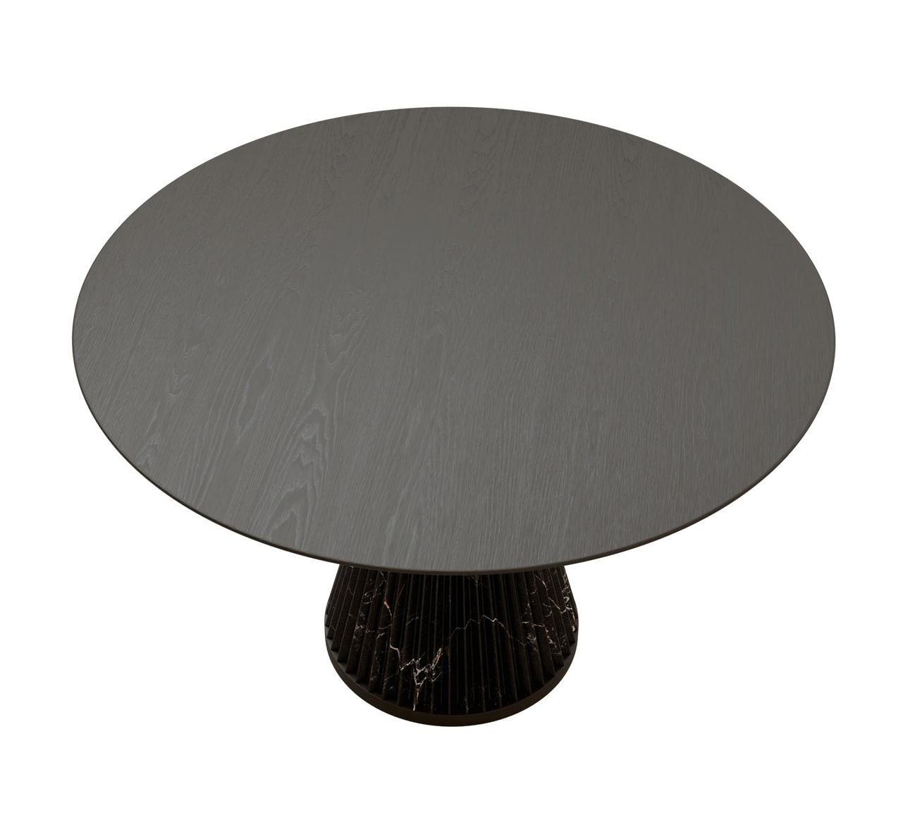 Marilyn eettafel van zwart marmer