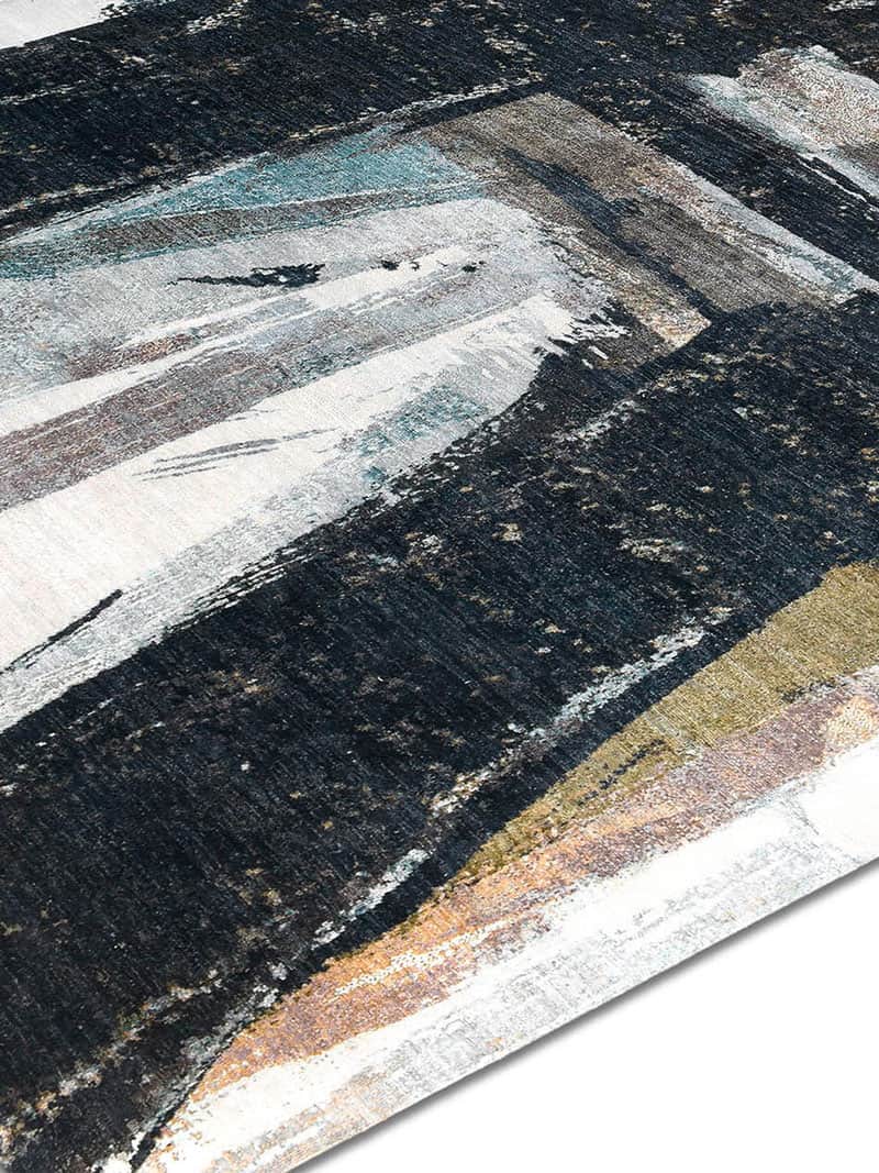 Tapis tissé main Green Rust | Taille: 300 × 400 cm