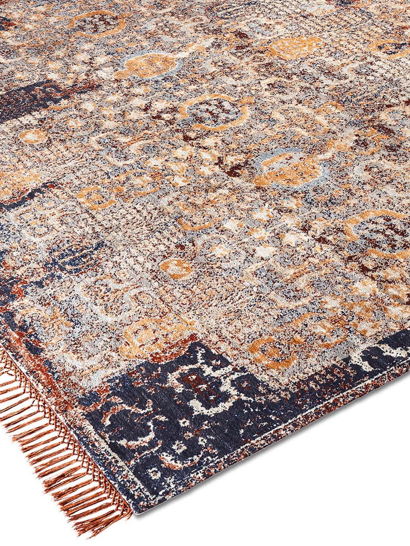 Tapis noué à la main Block | Taille: 122 × 183 cm