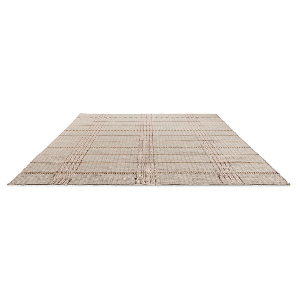 Tapis d’extérieur Zona terre cuite motif point | Taille: 160 × 230 cm