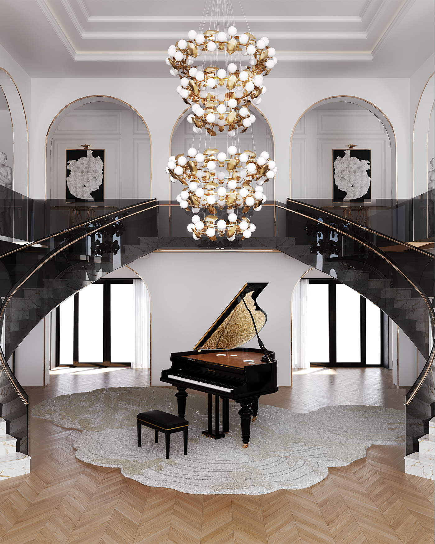 Athena ronde III hanglamp