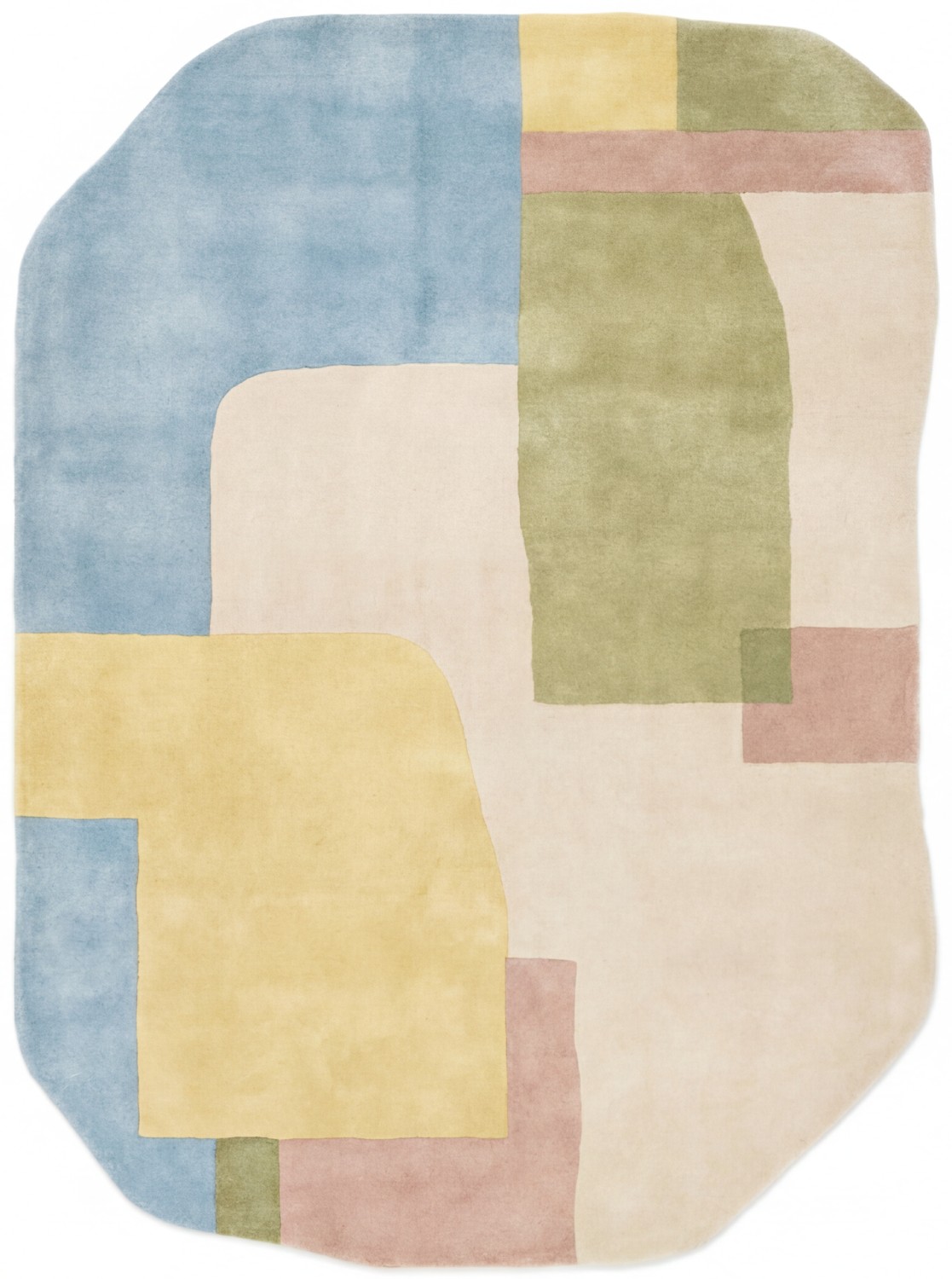 Rounded Blocks vloerkleed
