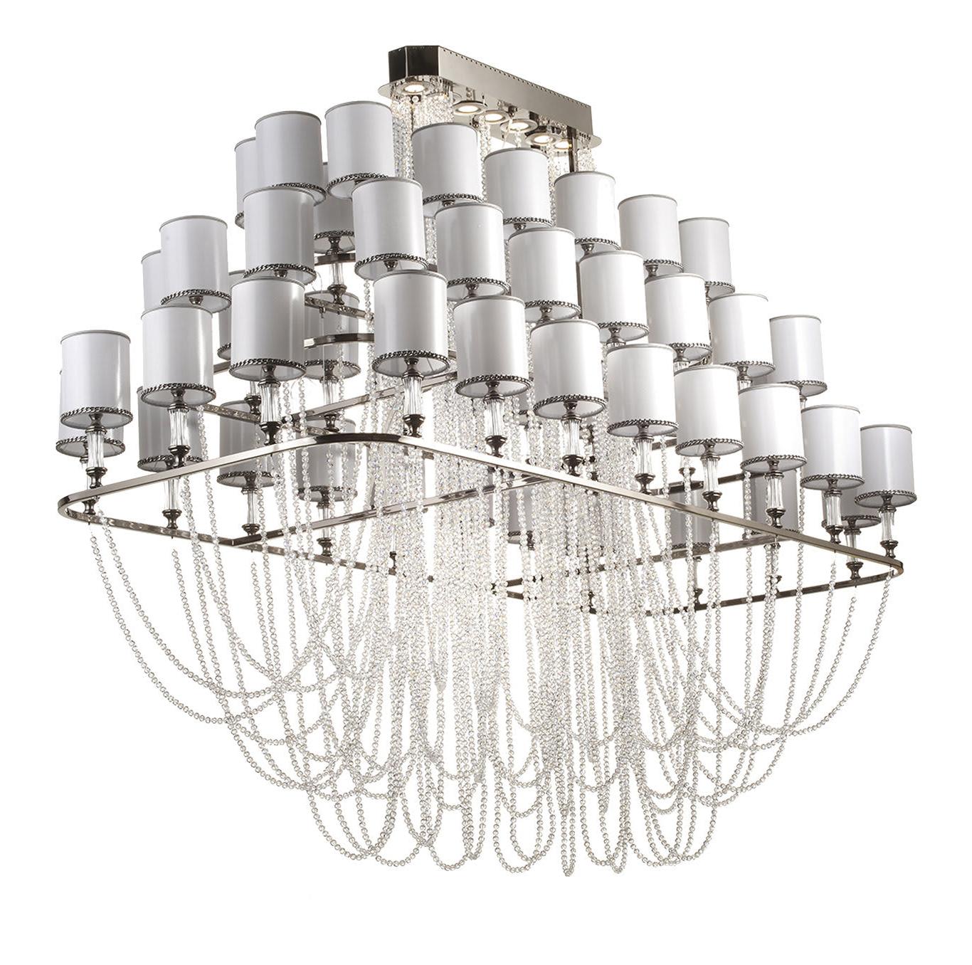 Lustre rectangulaire avec cristaux Asfour