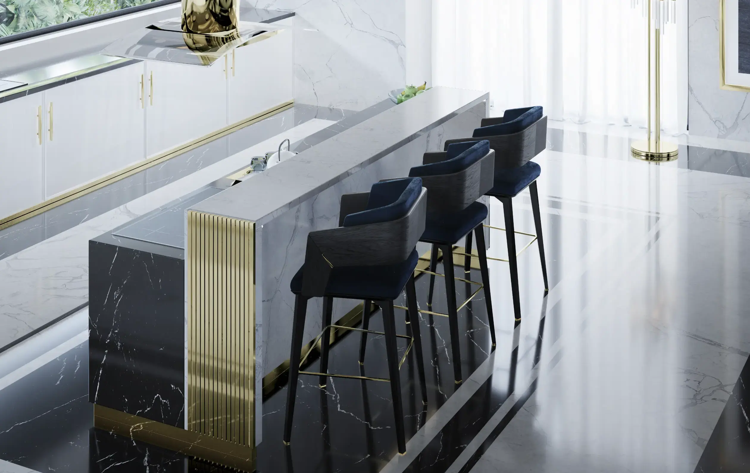 Chaise de bar Crown - 2