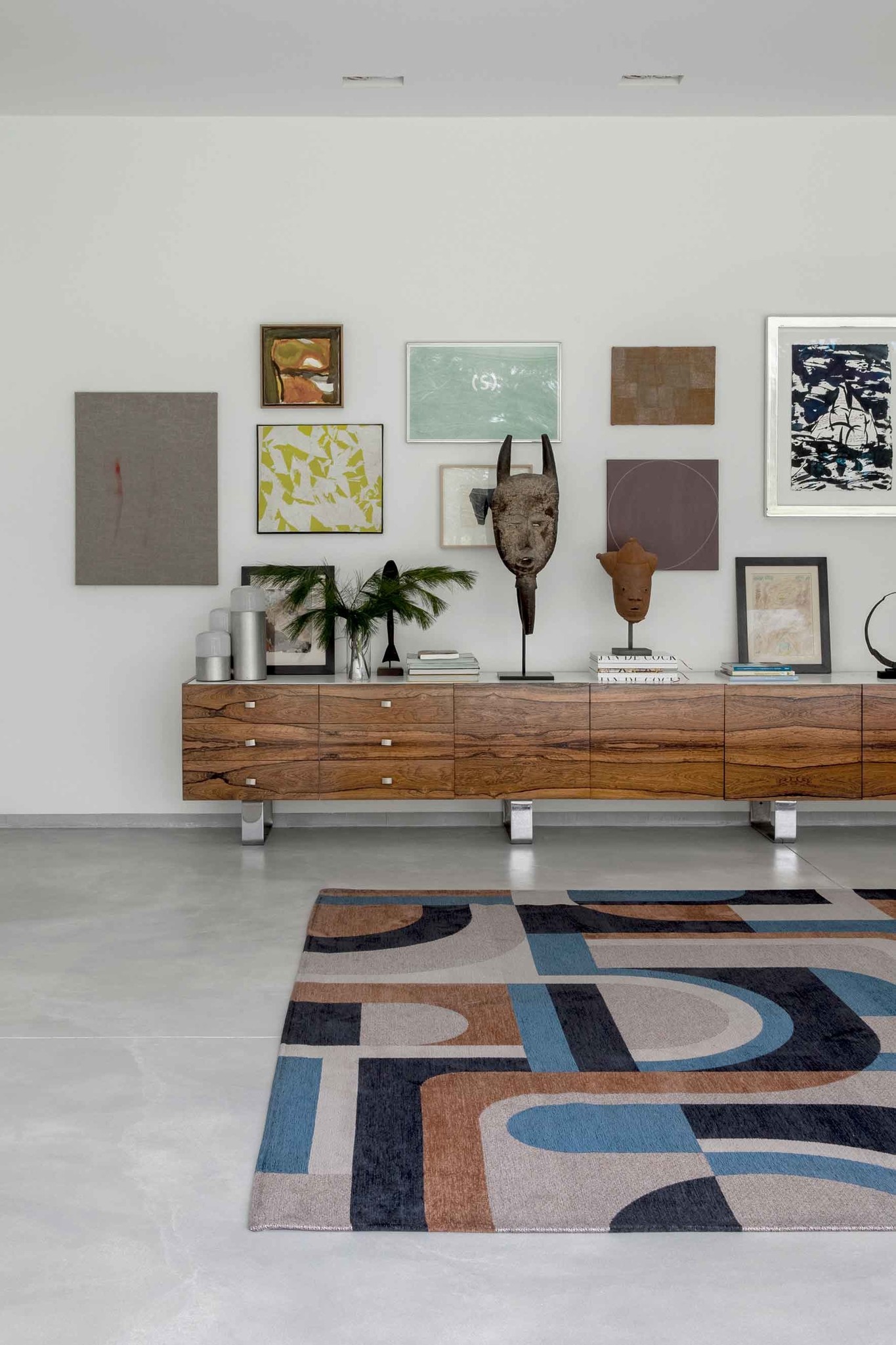 Pink Rohe tapijt | Maat: 80 × 250 cm