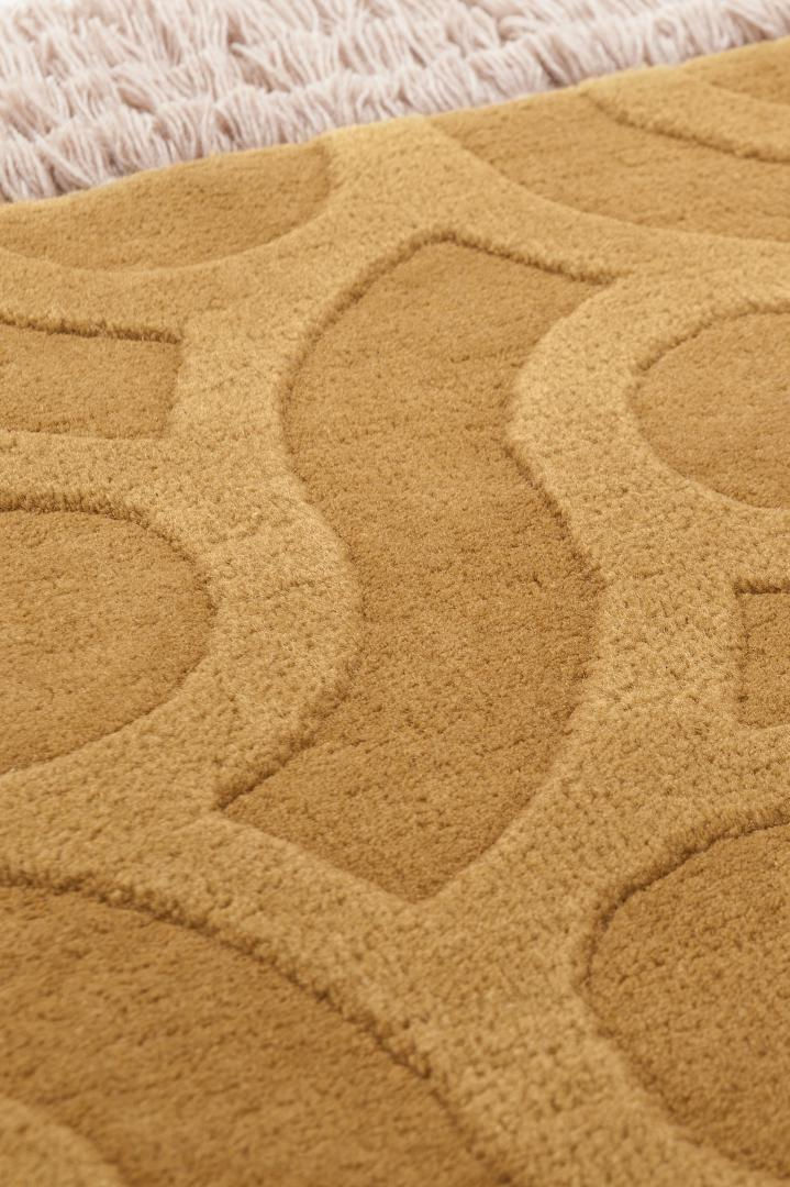 Hand Tufted Honey 100% wol vloerkleed