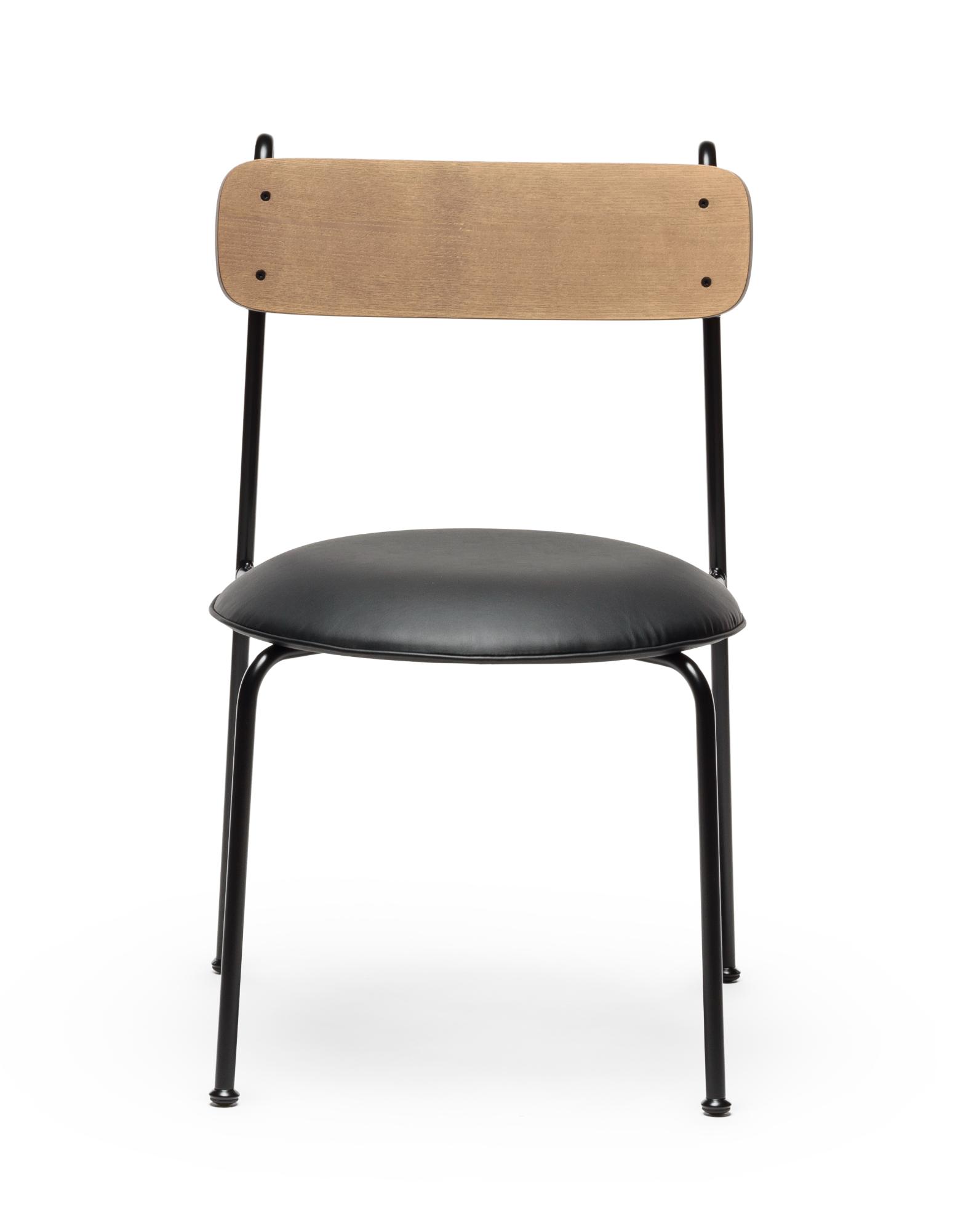 Chaise Lena Noyer noir en frêne