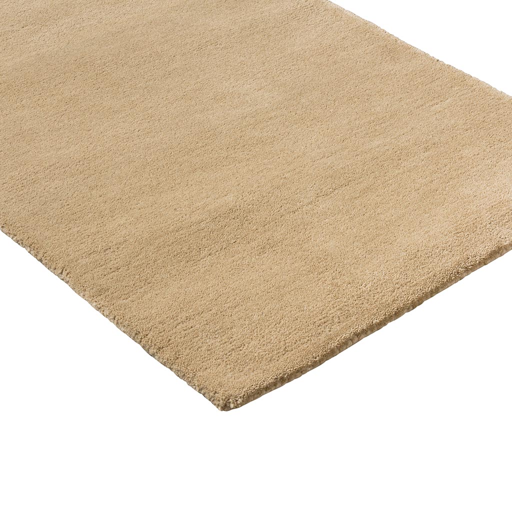 Tapis Flower Placement citrouille écru premium