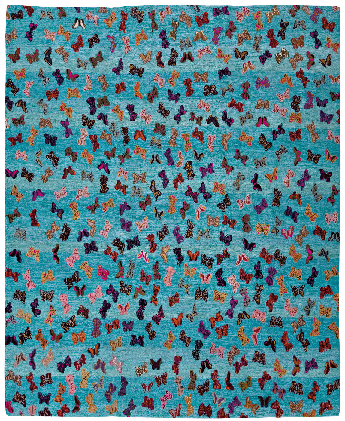 Tapis Little Butterfly aqua