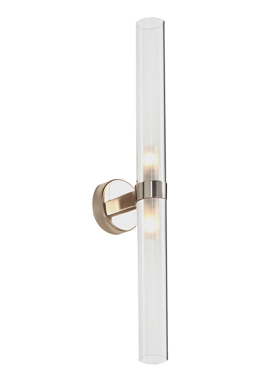 Cilindrische glazen wandlamp