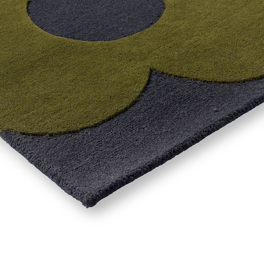 Tapis en laine designer Sprig Stem marine | Taille: 250 × 350 cm