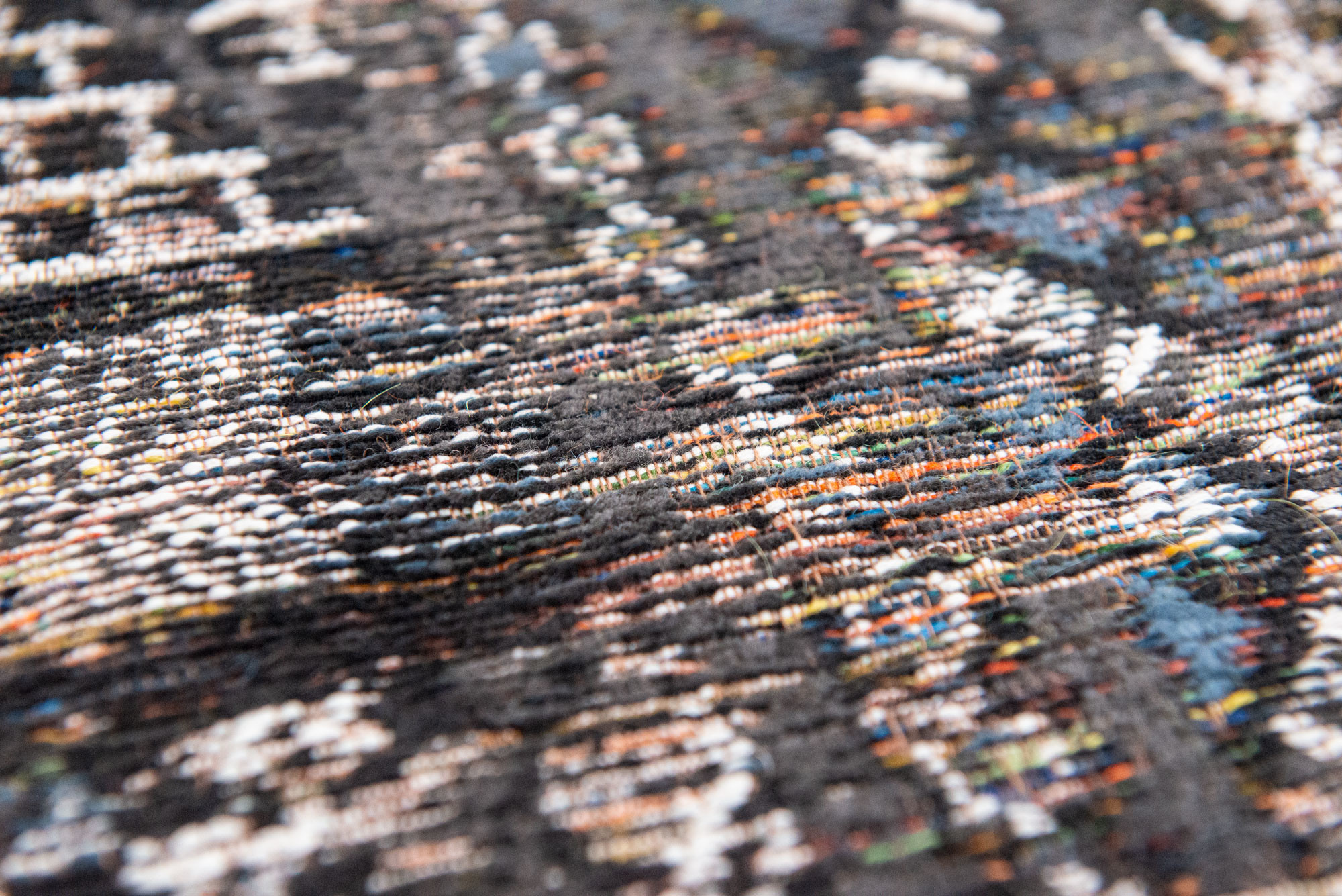 Black Water rond tapijt | Maat: 140 × 200 cm