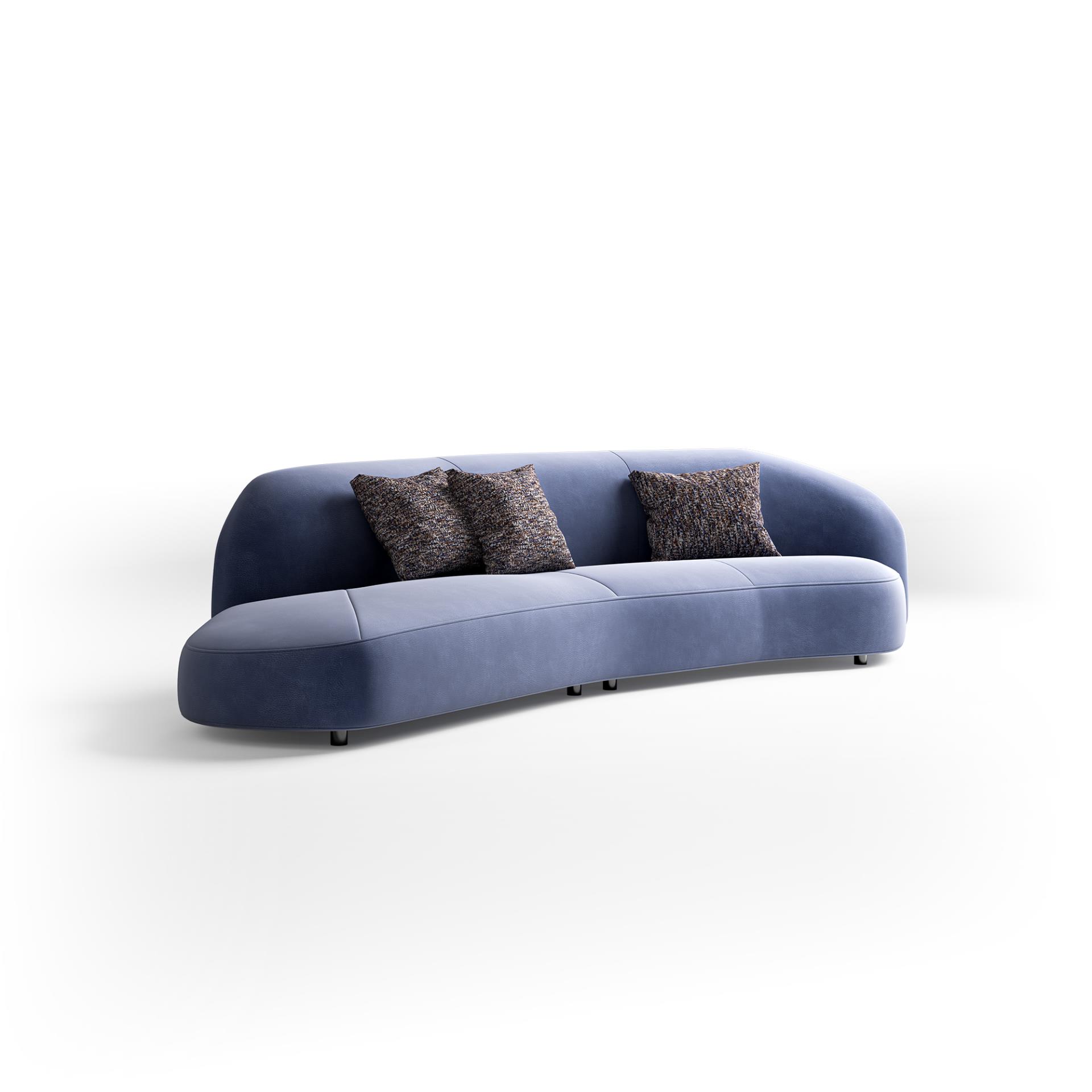 Canapé italien contemporain | Revêtement: Leather type B