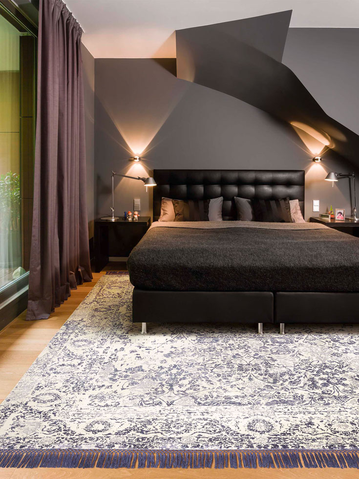Mauve Grey luxe vloerkleed