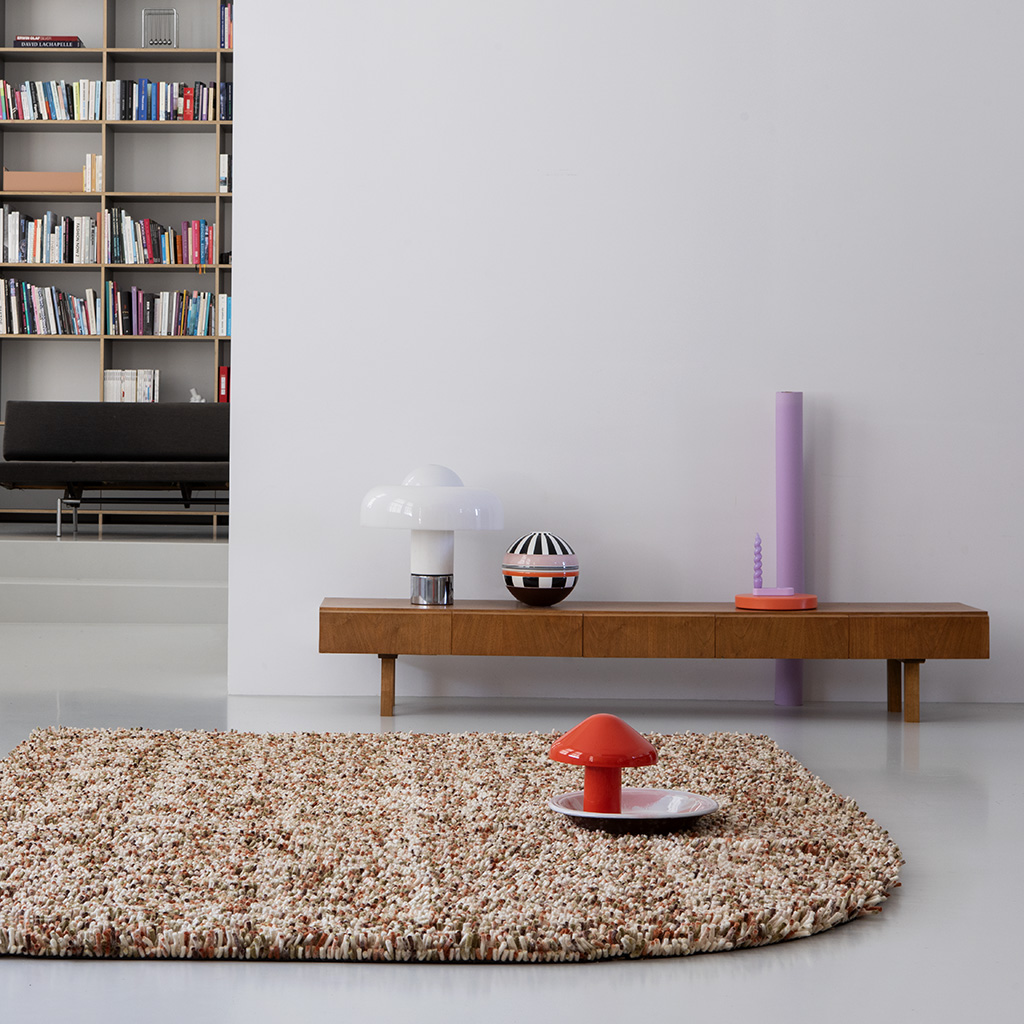 Tapis en feutre à poils longs | Taille: 170 × 240 cm