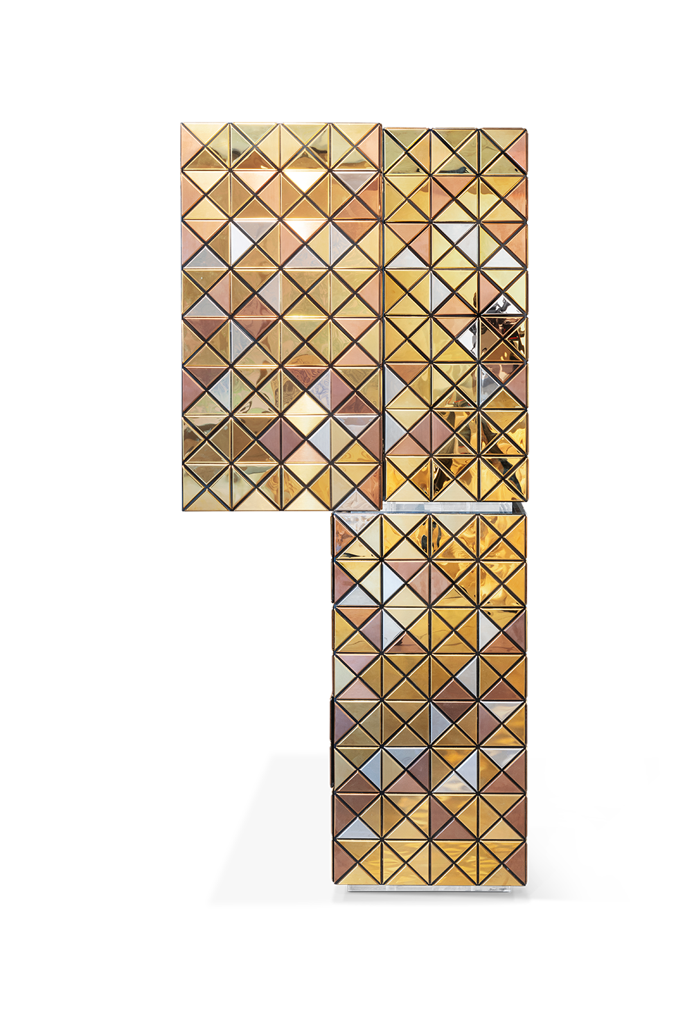 Armoire Mosaic II dorée