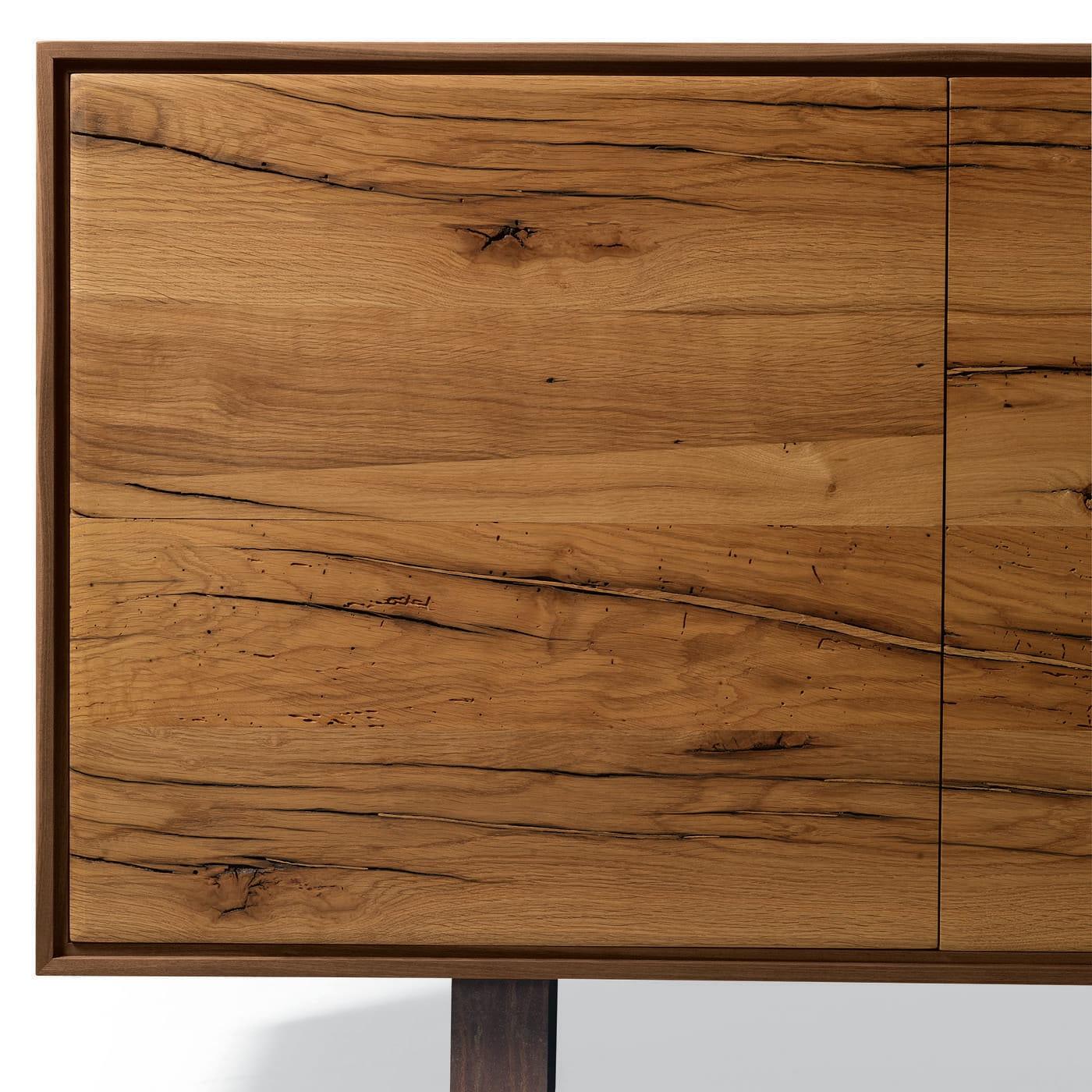 Materia antiek eiken 3-deurs dressoir | Configuratie: 3-Doors