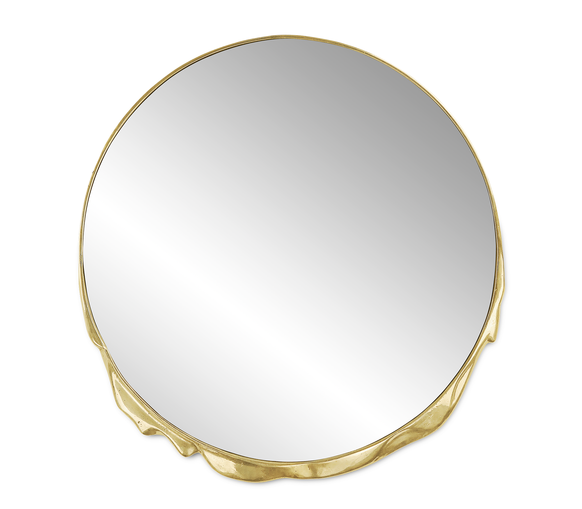 Lava goud wandspiegel