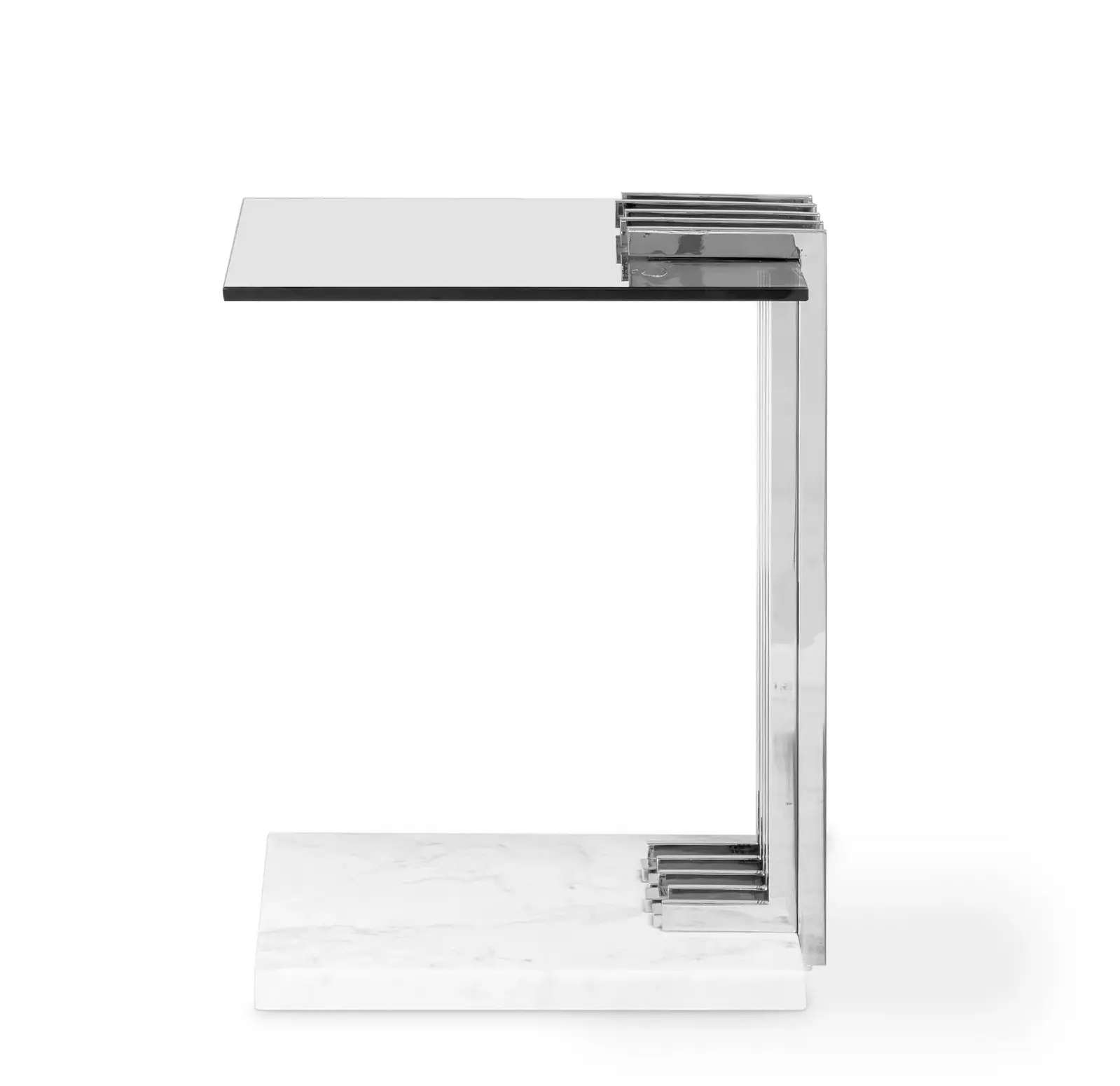 Table d’appoint de jardin Whirlwind grise