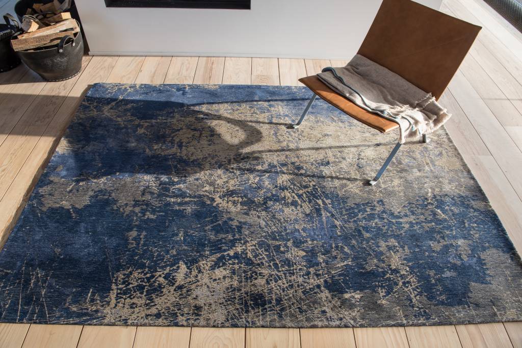 Abyss Blue vloerkleed | Maat: 240 × 340 cm