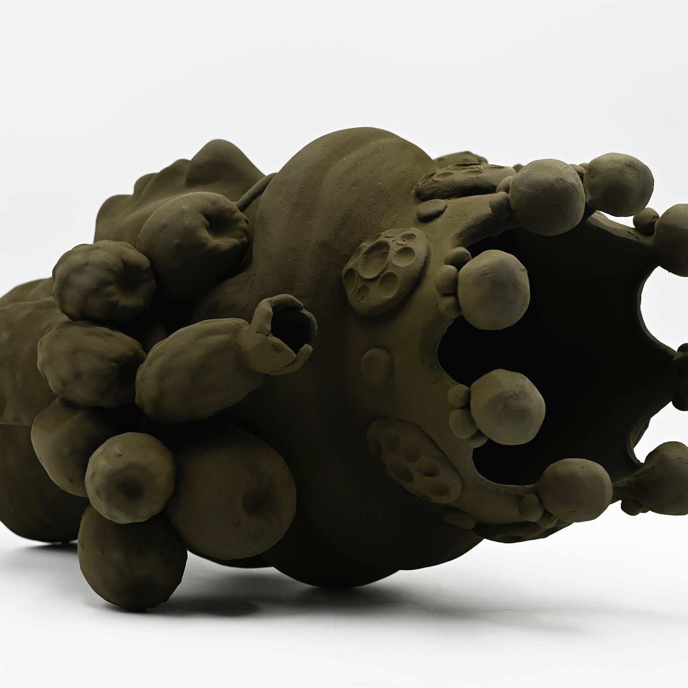 Sculpture brune Moorkop