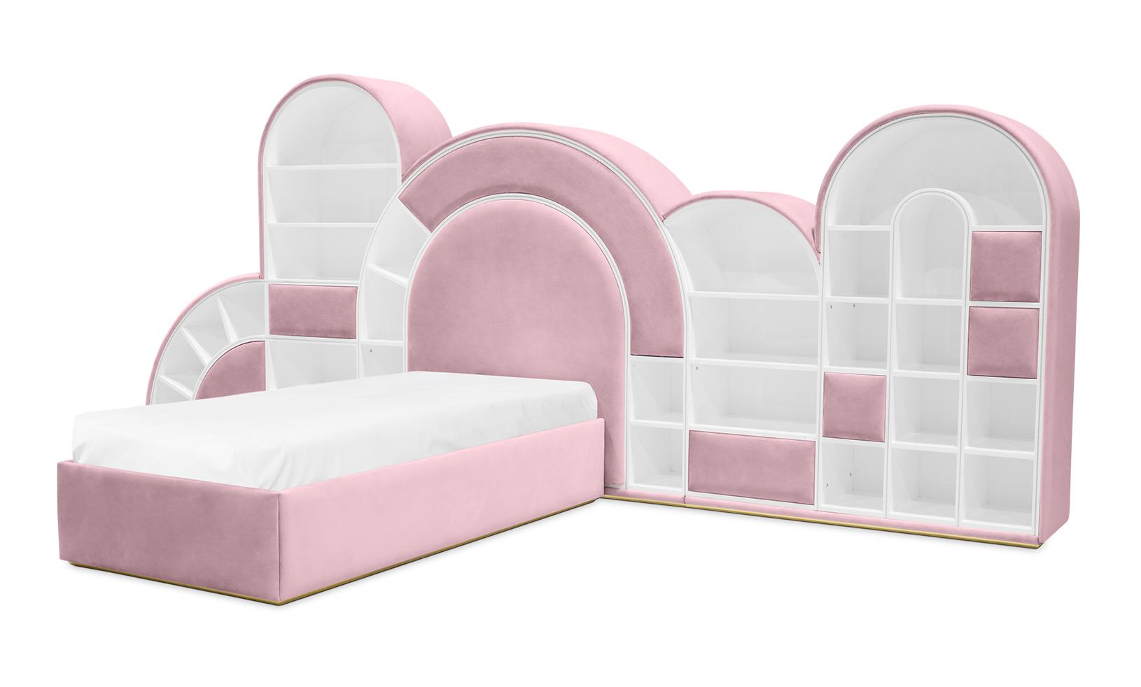 Lit Marshmallow bubble-gum rose