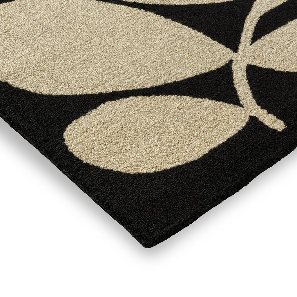 Sycamore zwart outdoor vloerkleed | Maat: 140 × 200 cm