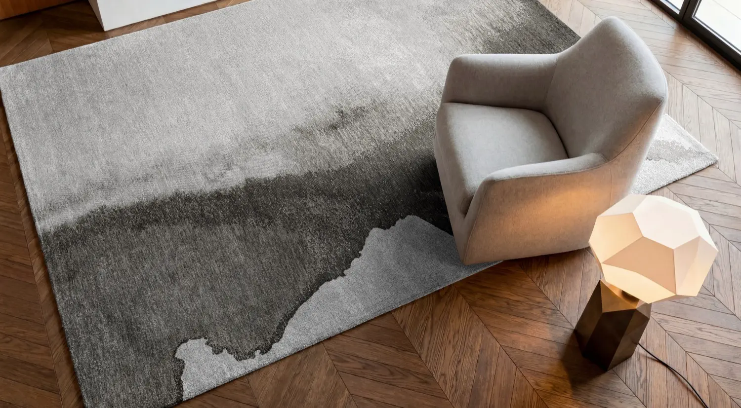 Tapis Lagoon Black Shadow | Taille: 280 × 390 cm