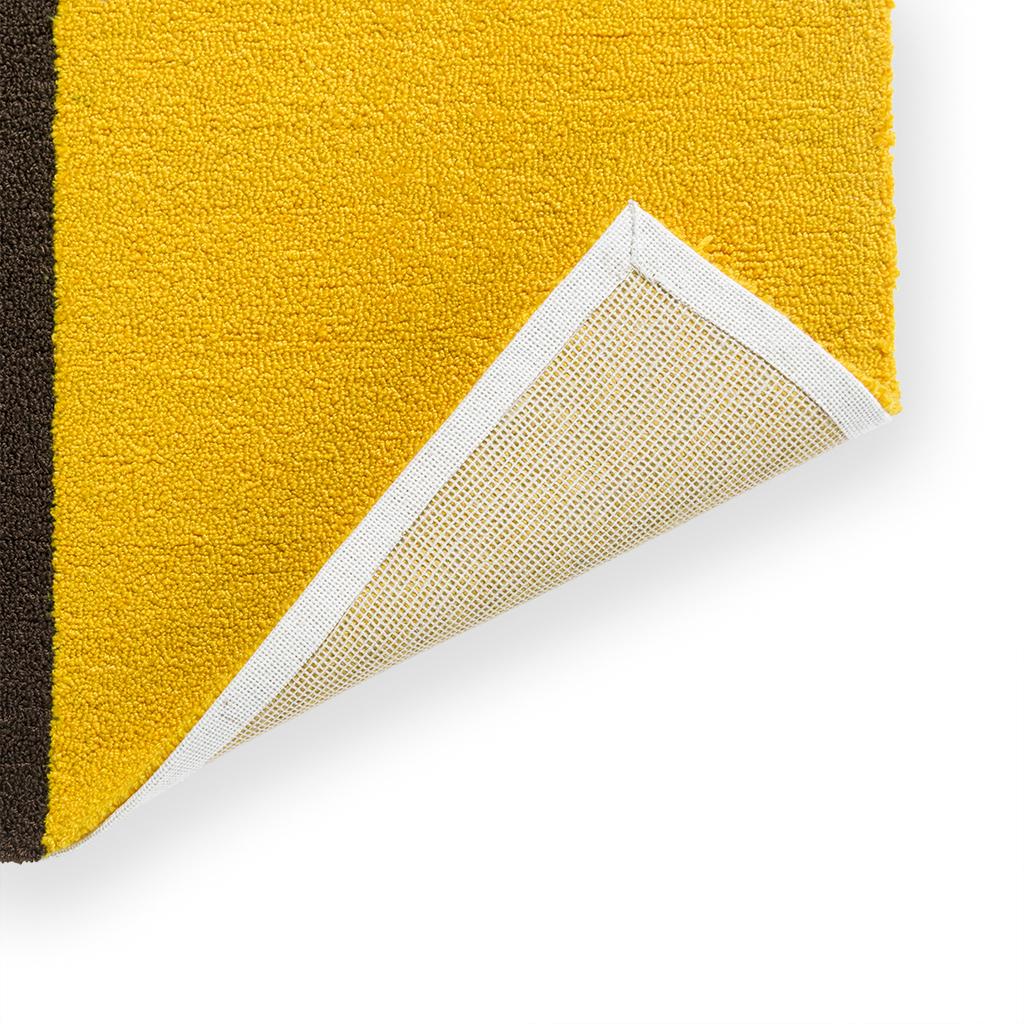 Tapis d’extérieur Festival rayé jaune