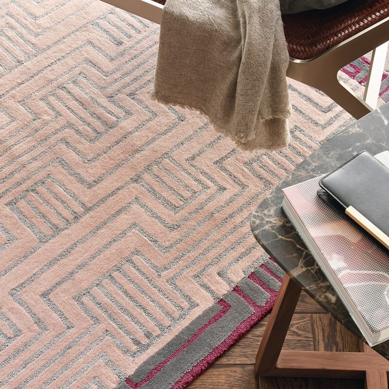 Tapis Kinmo rose