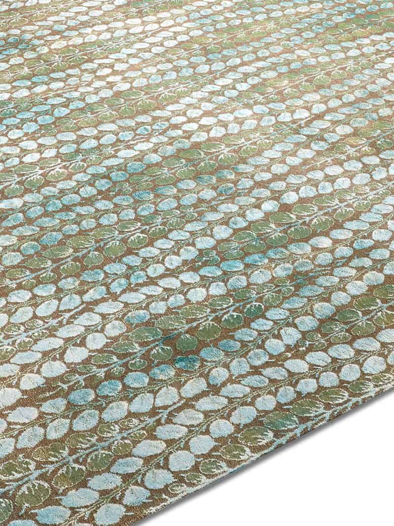 Electric Blue handgeweven vloerkleed | Maat: 122 × 183 cm