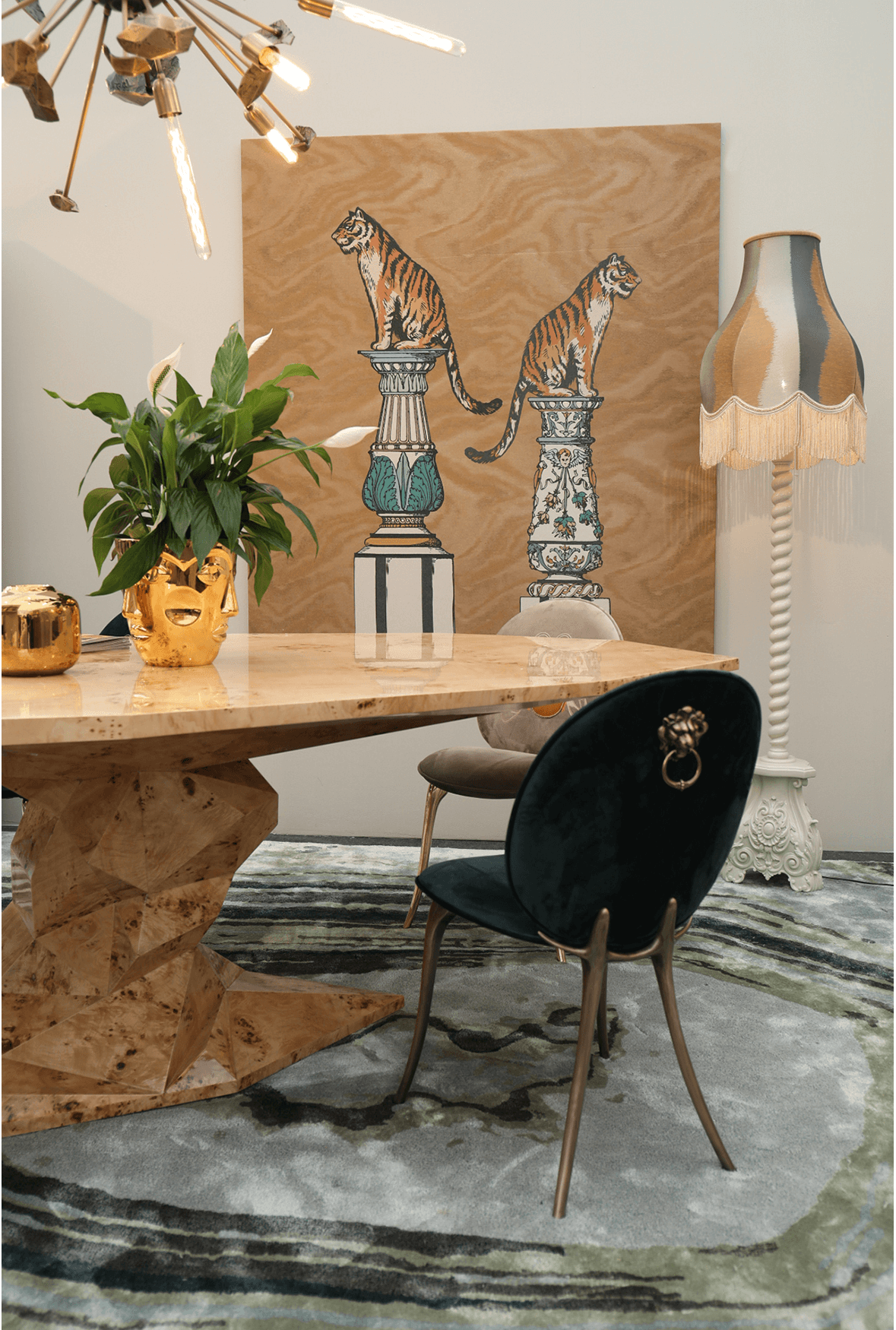 Bonsai populierwortel luxe eettafel