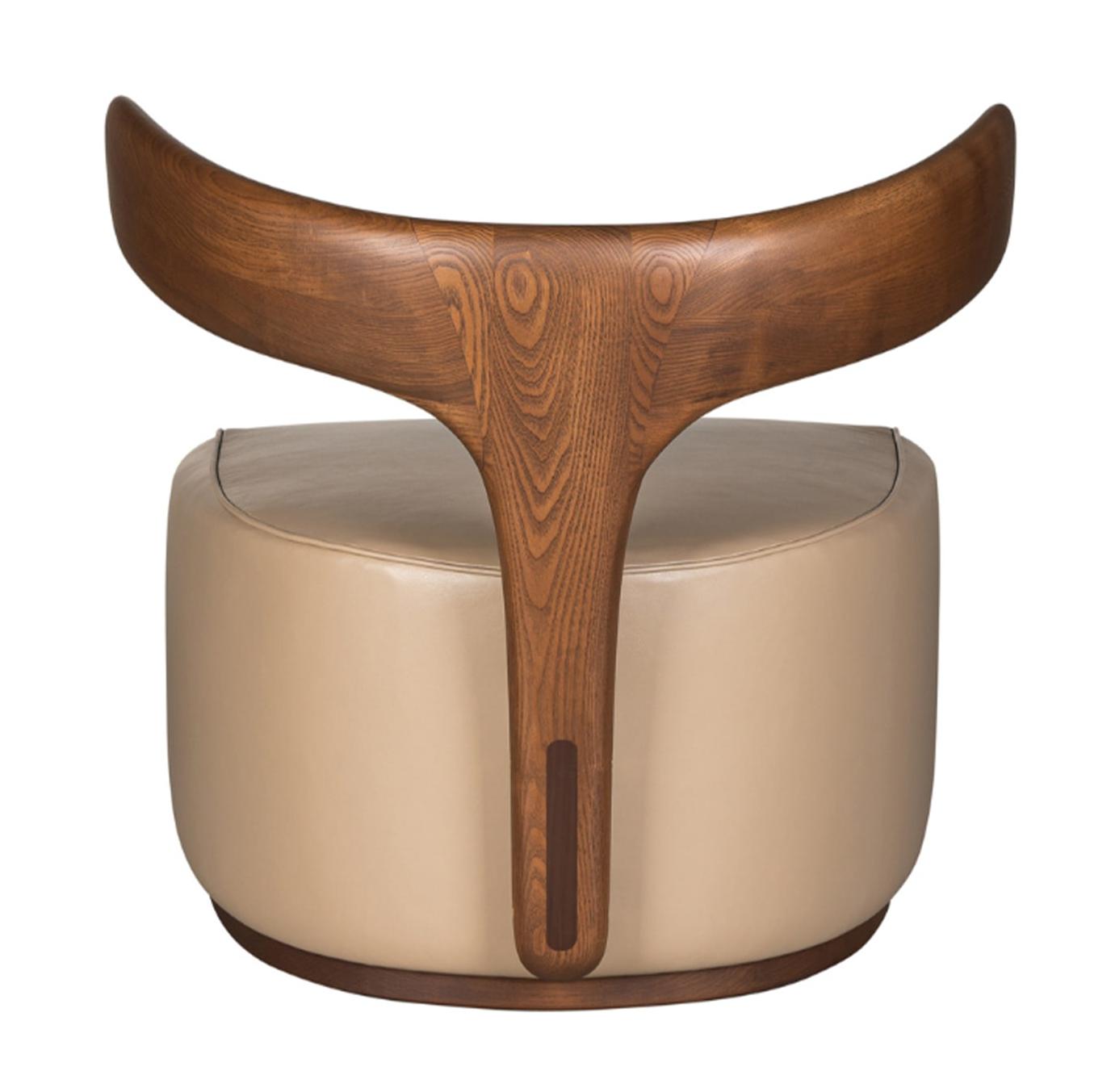 Fauteuil en cuir Moby Dick