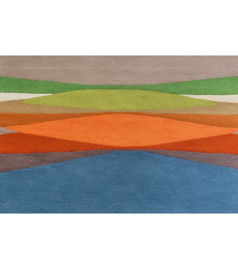 Tapis Distortion | Taille: 200 × 300 cm | Couleur: Blue