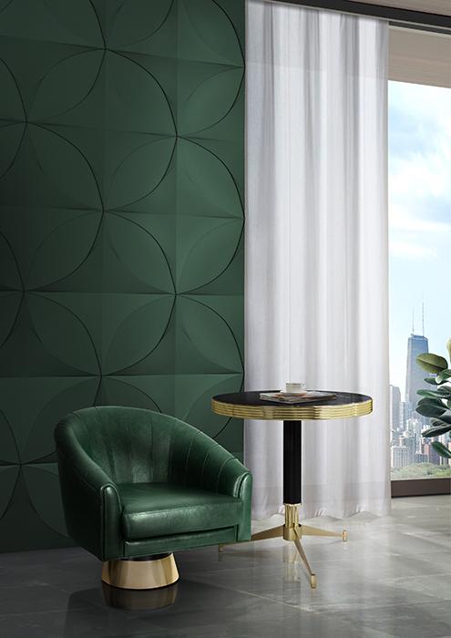 Fauteuil lounge Broderick