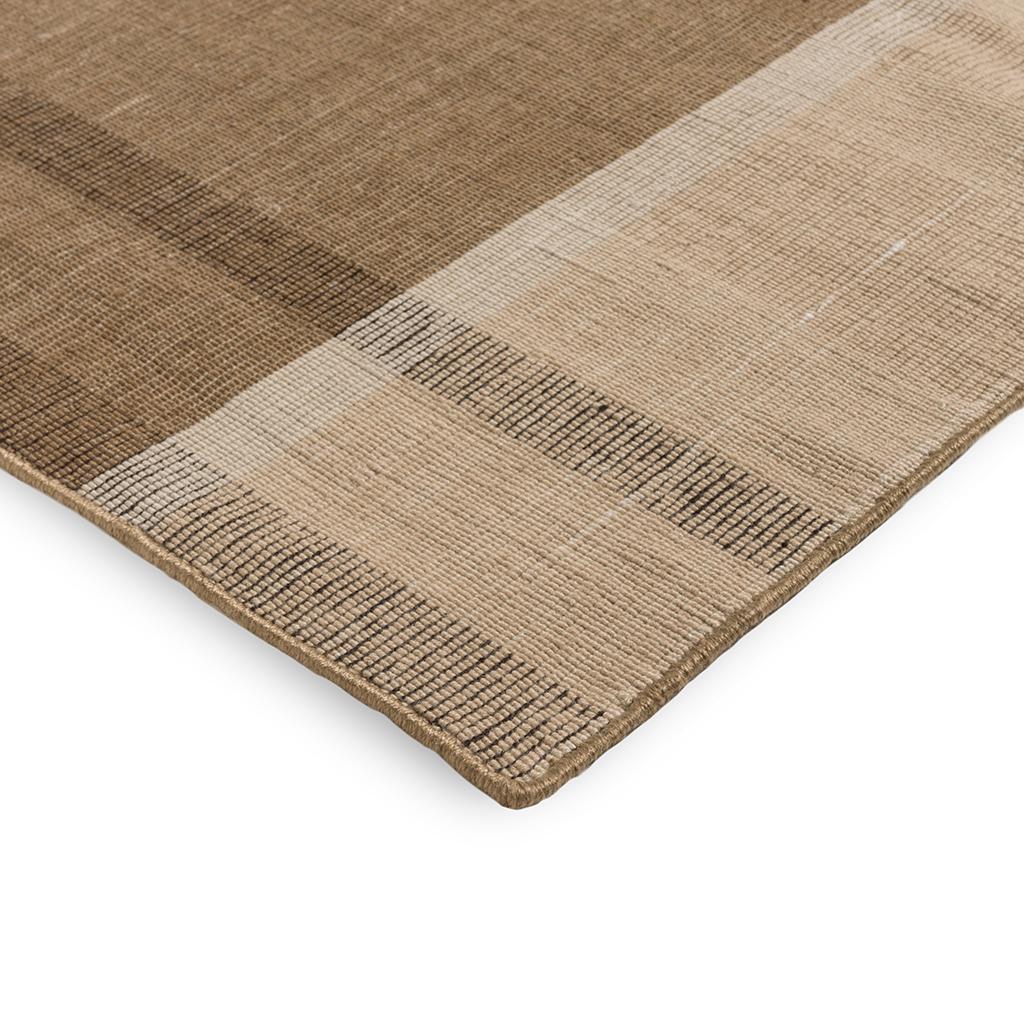Zona cashew blokstreep outdoor tapijt | Maat: 200 × 280 cm