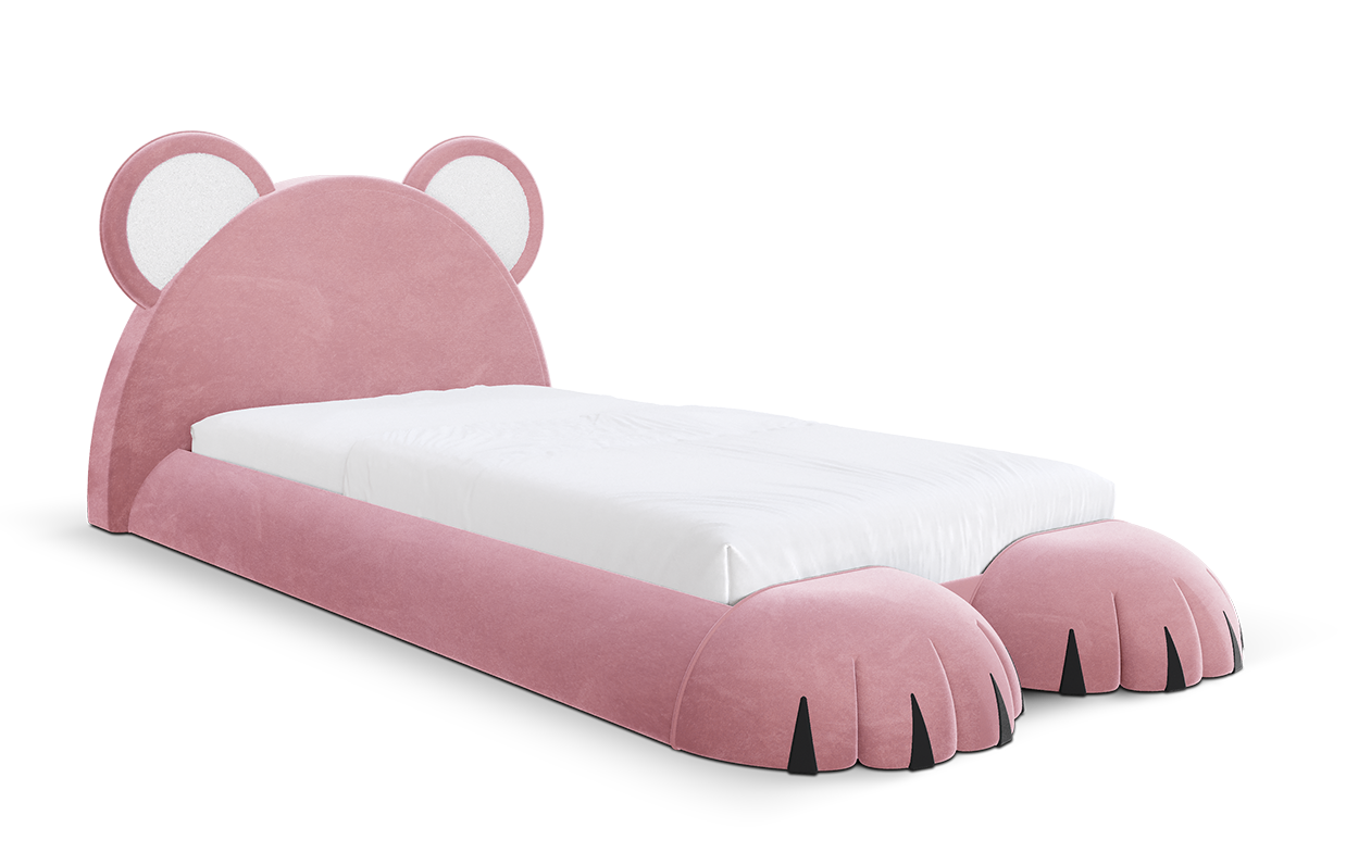 Pluizige welp bed