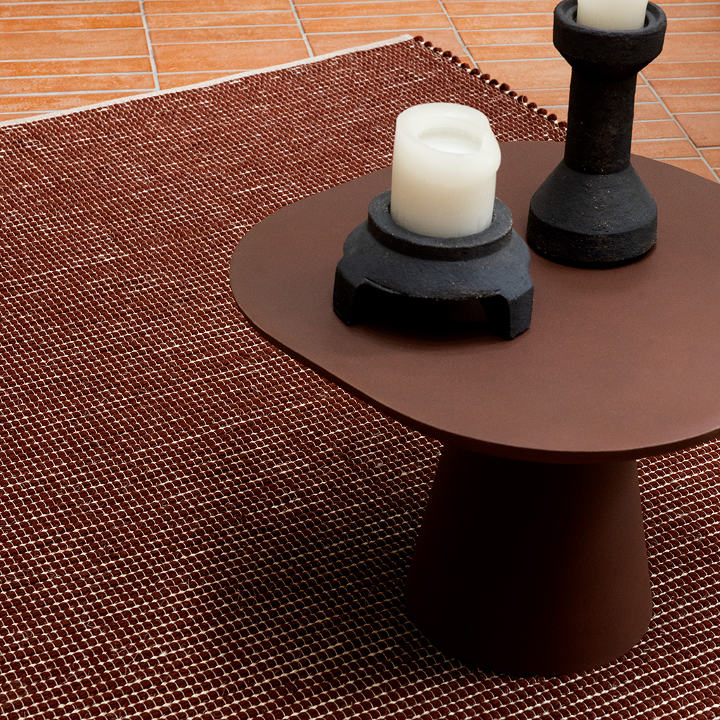 Tapis Frame brique | Taille: 170 × 240 cm