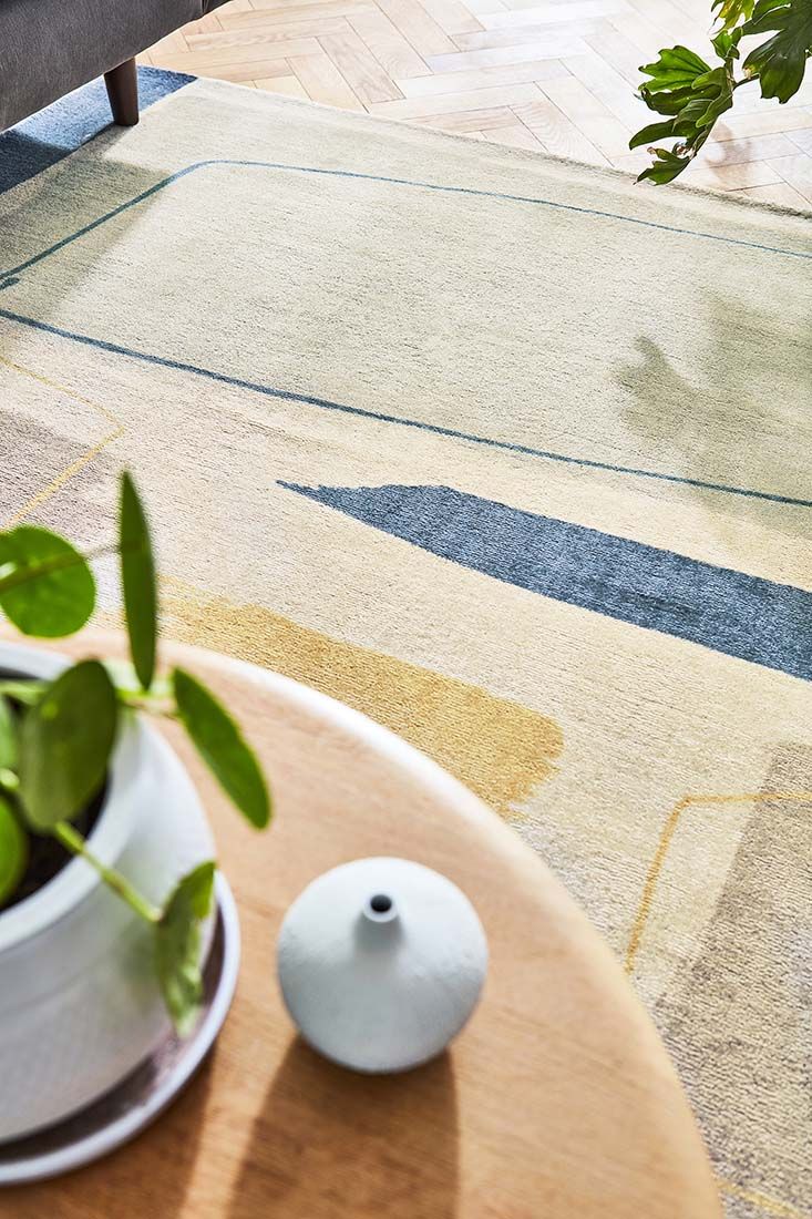 Tapis Composition papaye