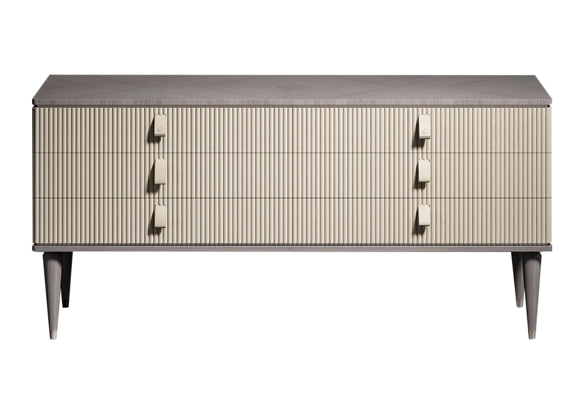 Cocoon beige en grijze ladekast
