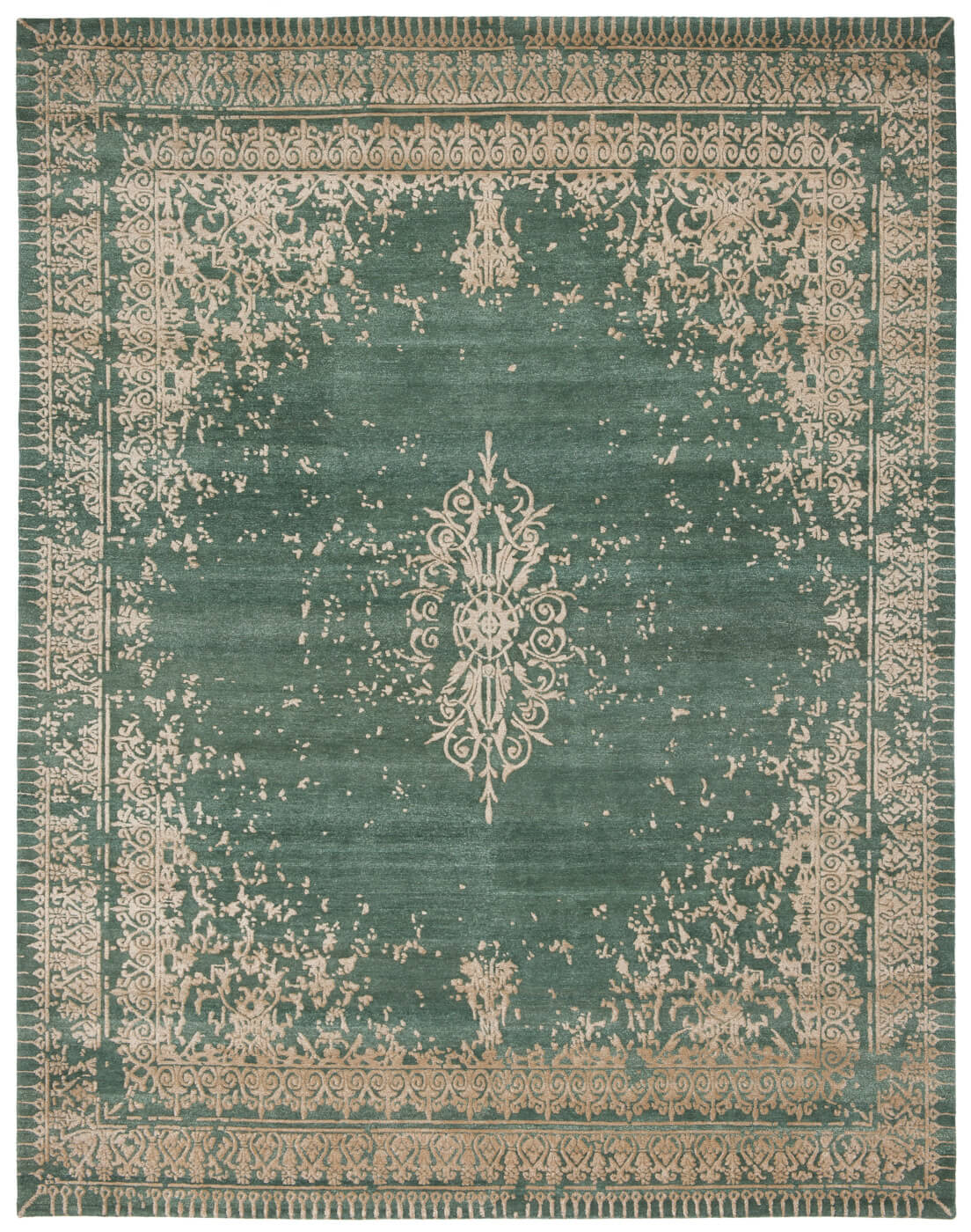 Tapis Ferrara Special Rocked vert