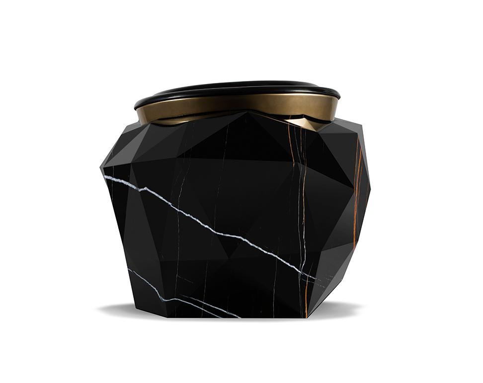 Baignoire Gemstone en marbre composite