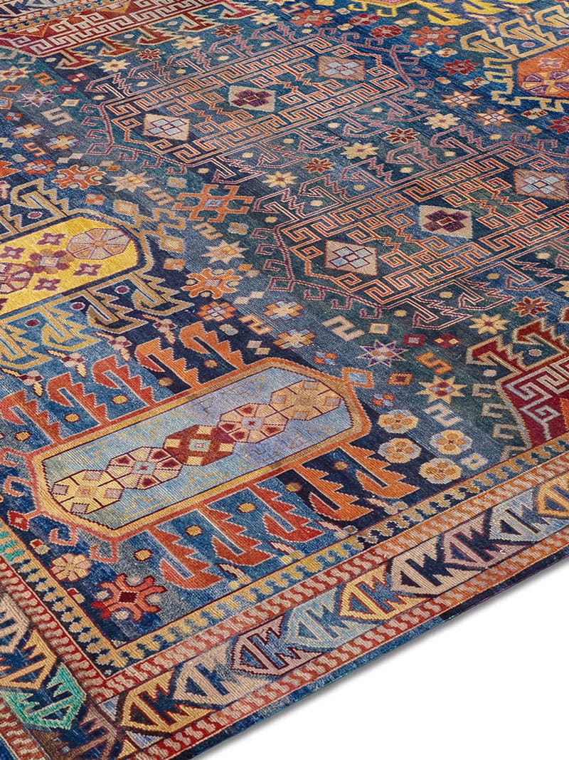 Original Natural Blue luxe vloerkleed | Maat: 305 × 427 cm