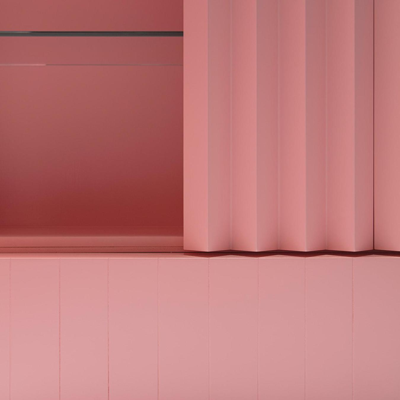 Buffet élégant rose