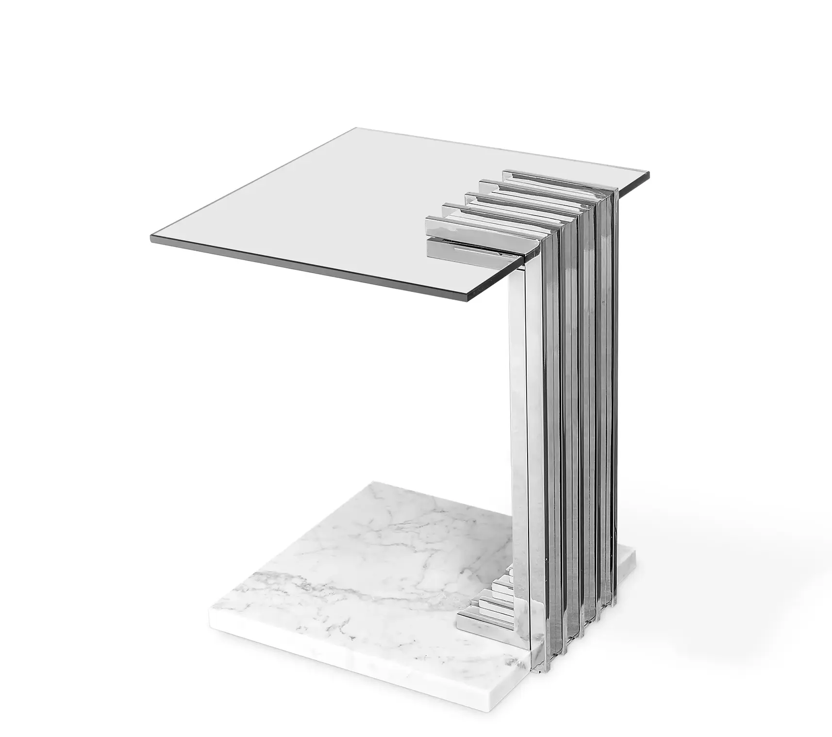 Table d’appoint de jardin Whirlwind grise