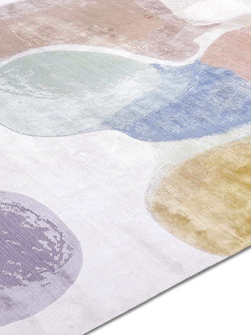 Powder handgemaakt luxe vloerkleed