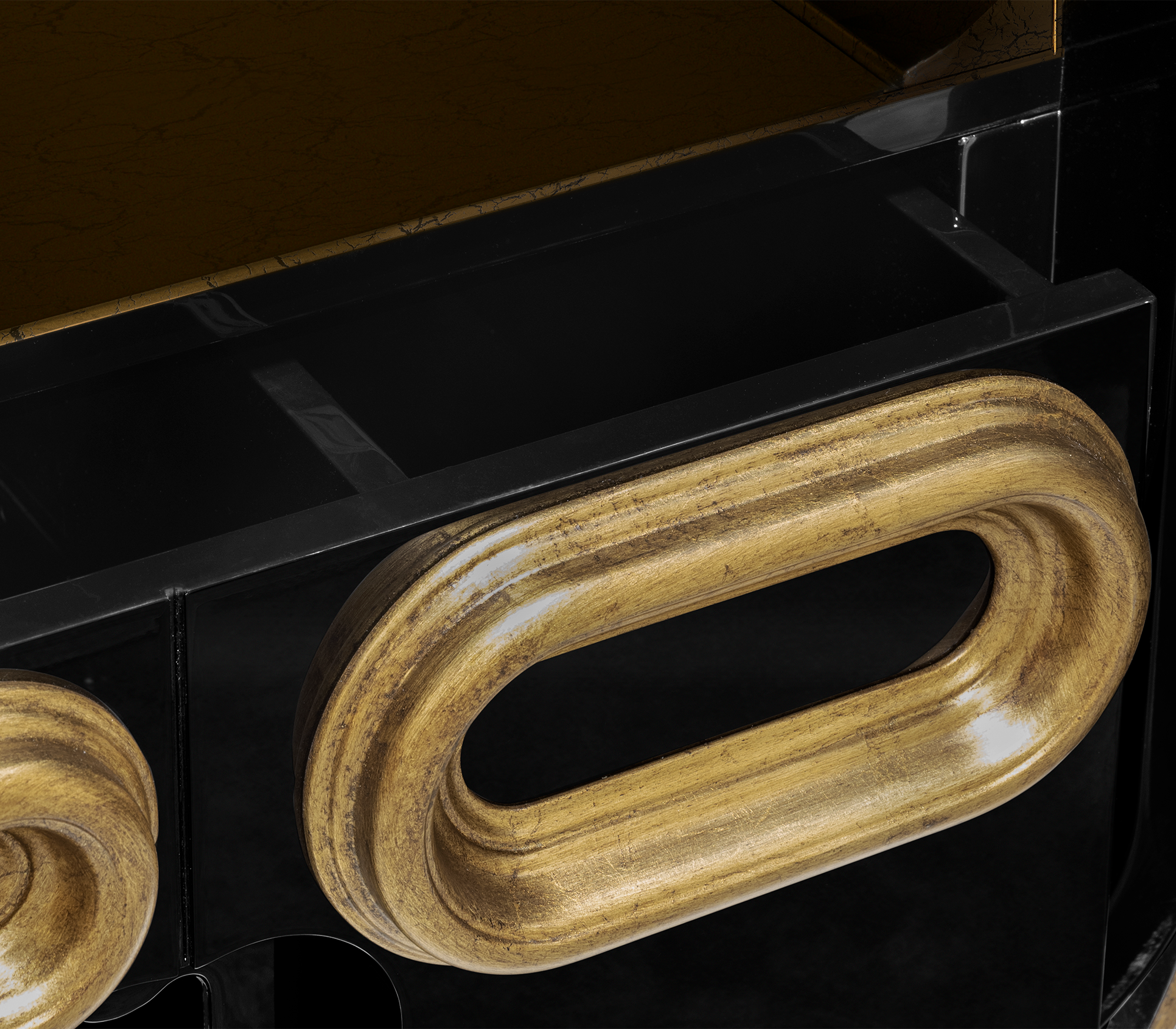 Ellipse antiek dressoir
