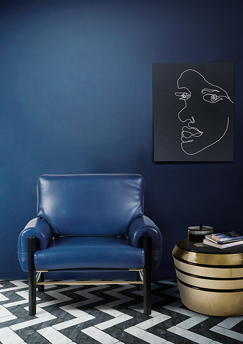 Fauteuil lounge Dillon
